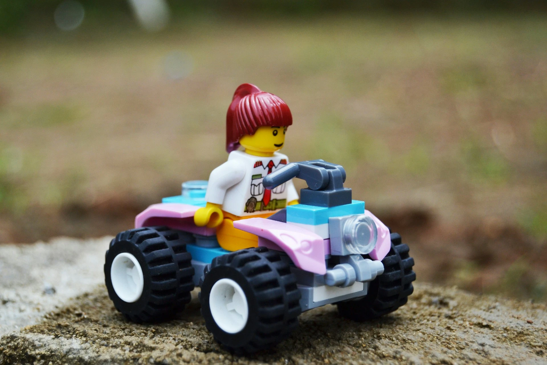 Girl with Toy Car