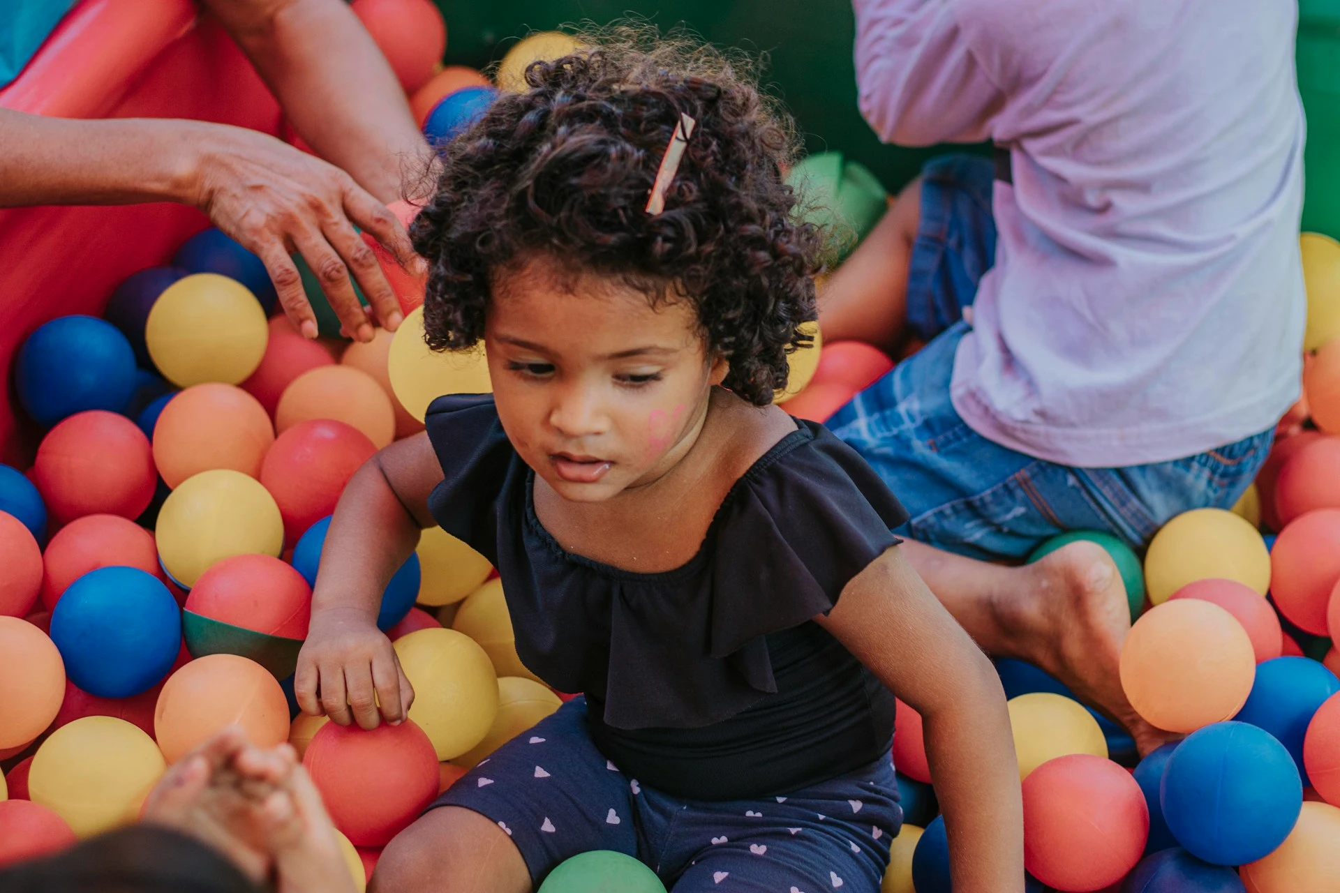 Girl in Ball Pit